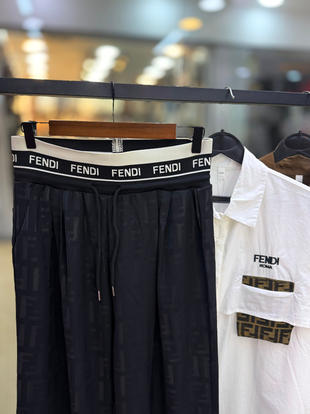 شلوار زنانه وارداتی کیفیت مستر برند فندی FENDI